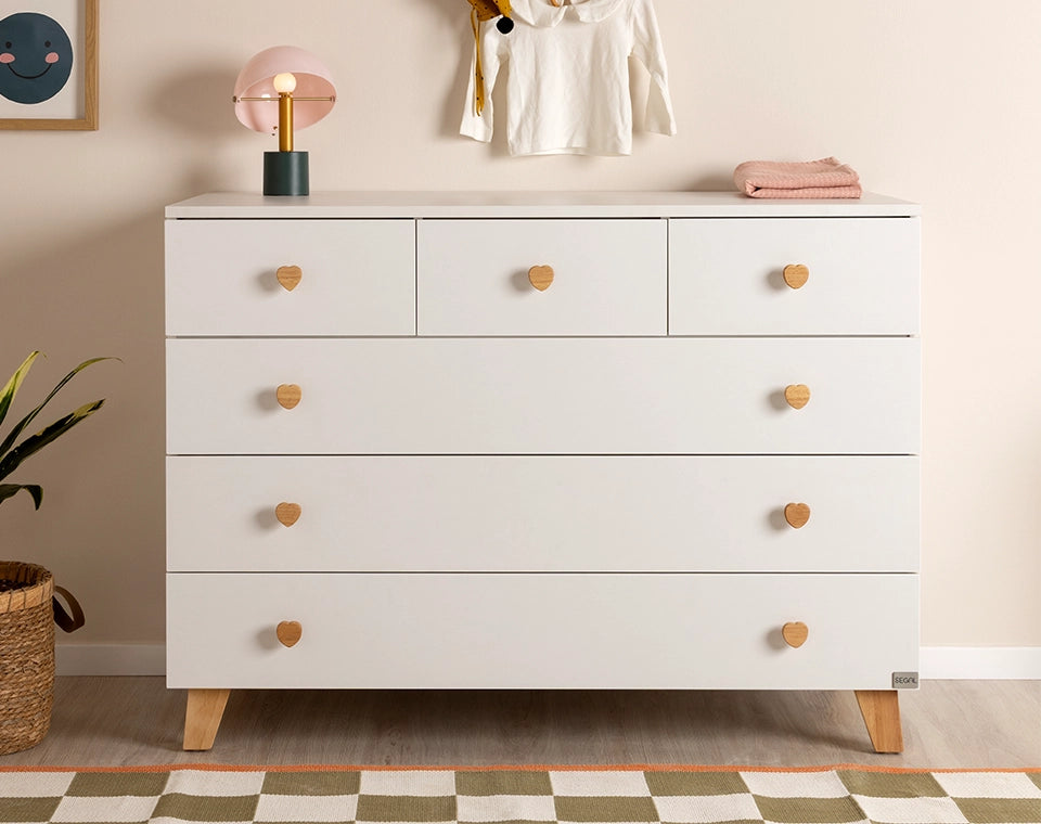 חדר תינוקות Love לבן