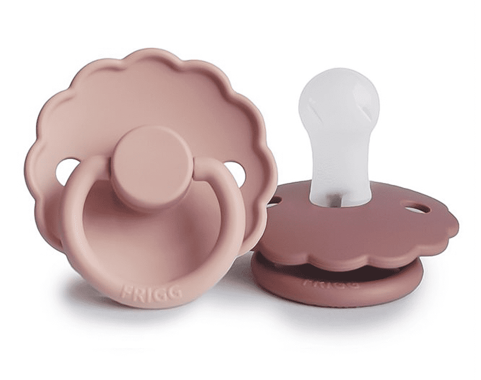 זוג מוצצים- DAISY- Blush/ Cedar Size 1