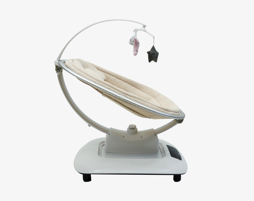 נדנדה חשמלית Noble בז׳/ מסגרת לבנה