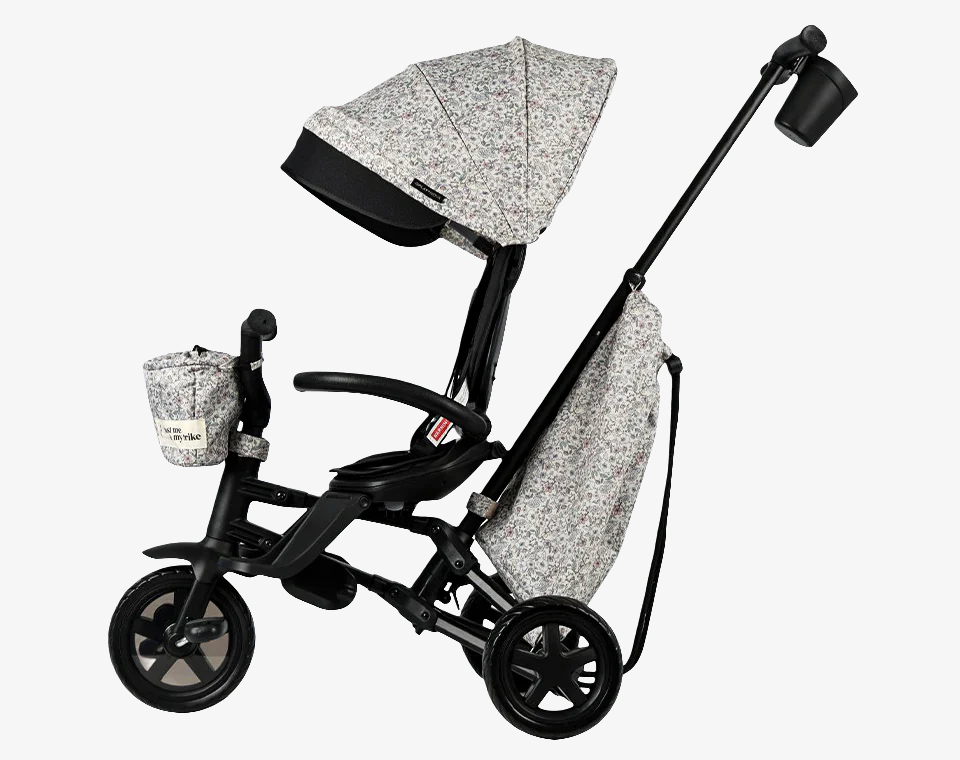 תלת אופן מתקפל 6 ב-1 פרחוני מודפס MINENE X QPLAY 2024