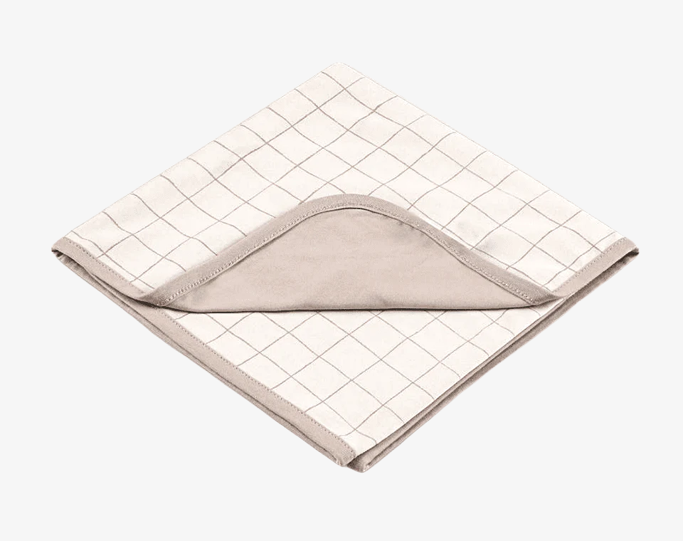 שמיכת קיץ דו שכבתית אבן מודפס Bloom & Grid