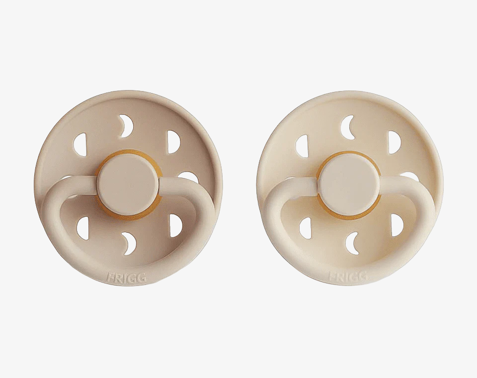 זוג מוצצי גומי MOON- מידה 2 (6-18)