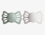 זוג מוצצים LUCKY- Sage/Silver Gray- size 2