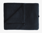 שמיכה סרוגה Dots Dark Navy