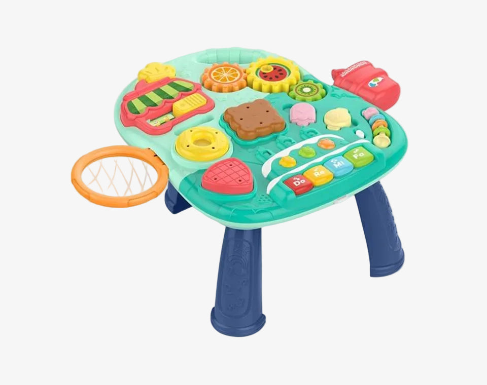 הליכון ושולחן פעילות 2 ב־1 בנים