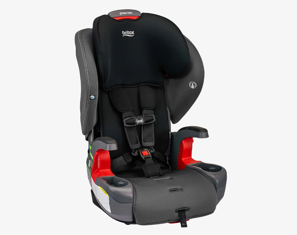 כיסא בטיחות משולב בוסטר GROW WITH YOU SAFE WASH צבע MOD BLACK