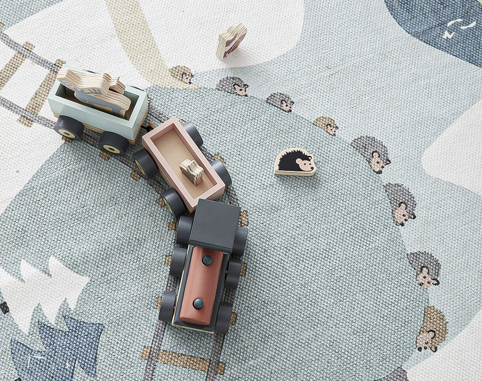 רכבת עץ חיות EDVIN