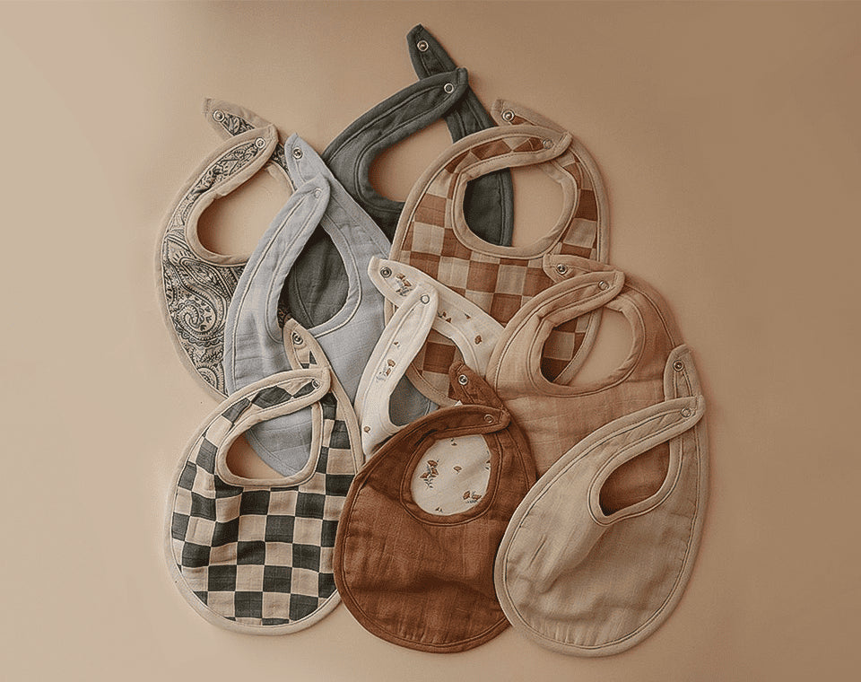 זוג סינרים Olive Check/Natural Check
