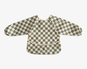 סינר שרוול ארוך Olive Check