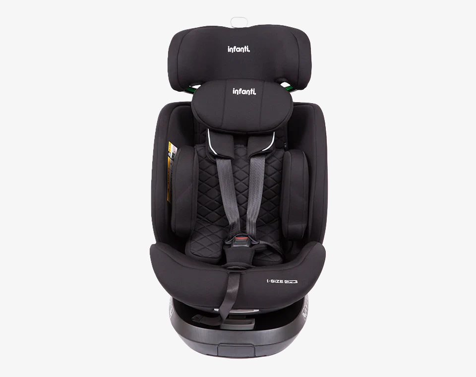 כיסא בטיחות i-ELITE 360 PRO R129 מסתובב 40-150 ס"מ / שחור לילה