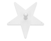 מתלה וו יחיד לבן STAR