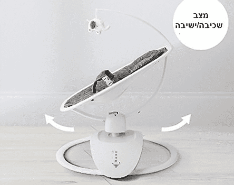 נדנדה חשמלית רב כיוונית 3D דמוי עץ/ אפור