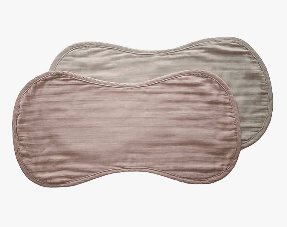 זוג רפידות אורגניות לפליטה Blush/Fog
