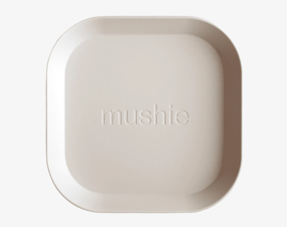 זוג צלחות מרובעות Ivory