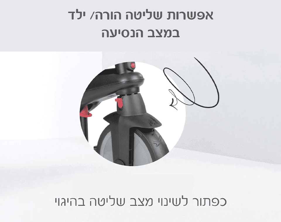 תלת אופן STR3 שחור