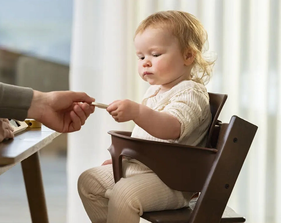 כסא אוכל טריפ טראפ- אגוז