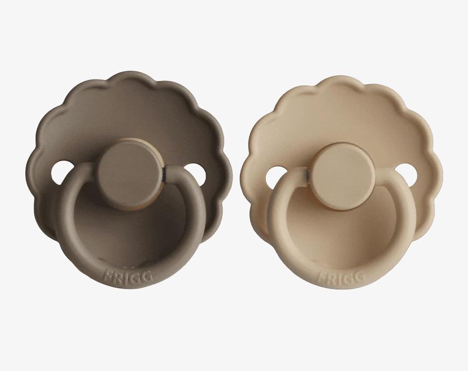 זוג מוצצי גומי DAISY- מידה 1 (0-6)