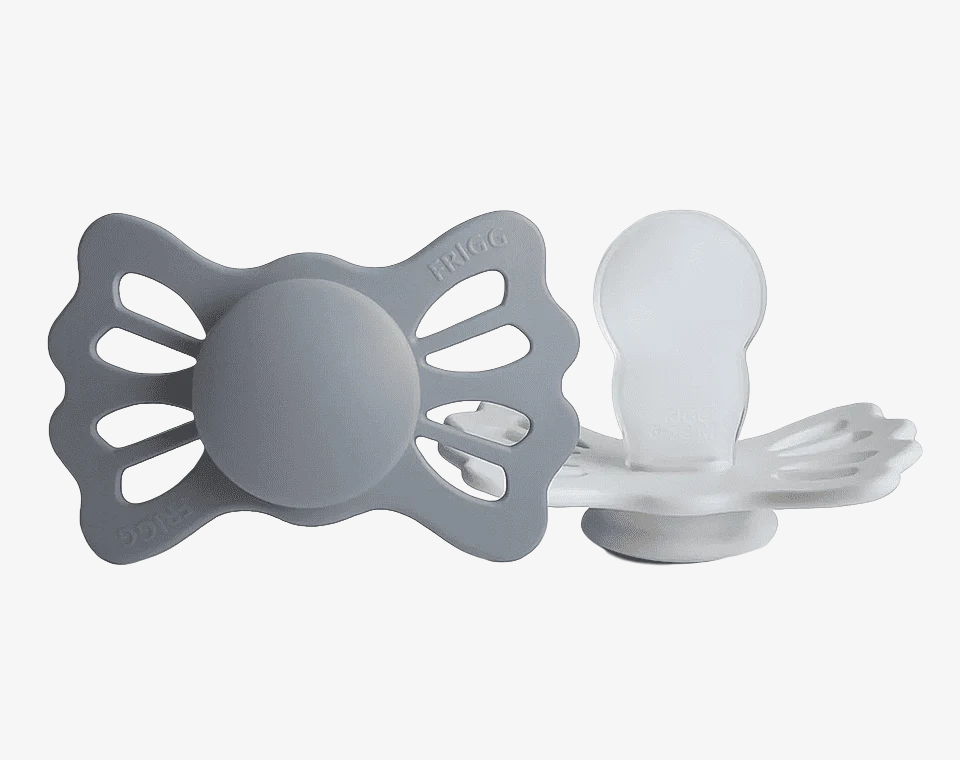 זוג מוצצים LUCKY- Great Gray/Silver Gray- size 2