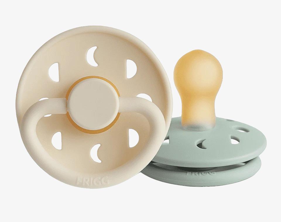 זוג מוצצי גומי MOON- מידה 1 (0-6)