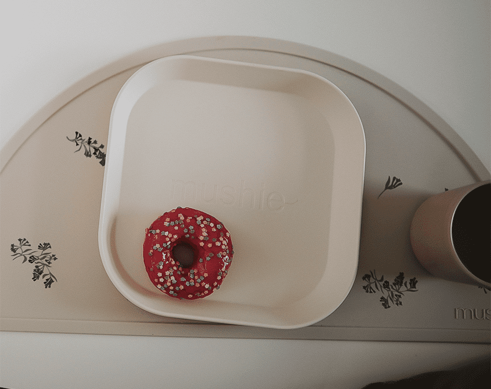 זוג צלחות מרובעות Ivory