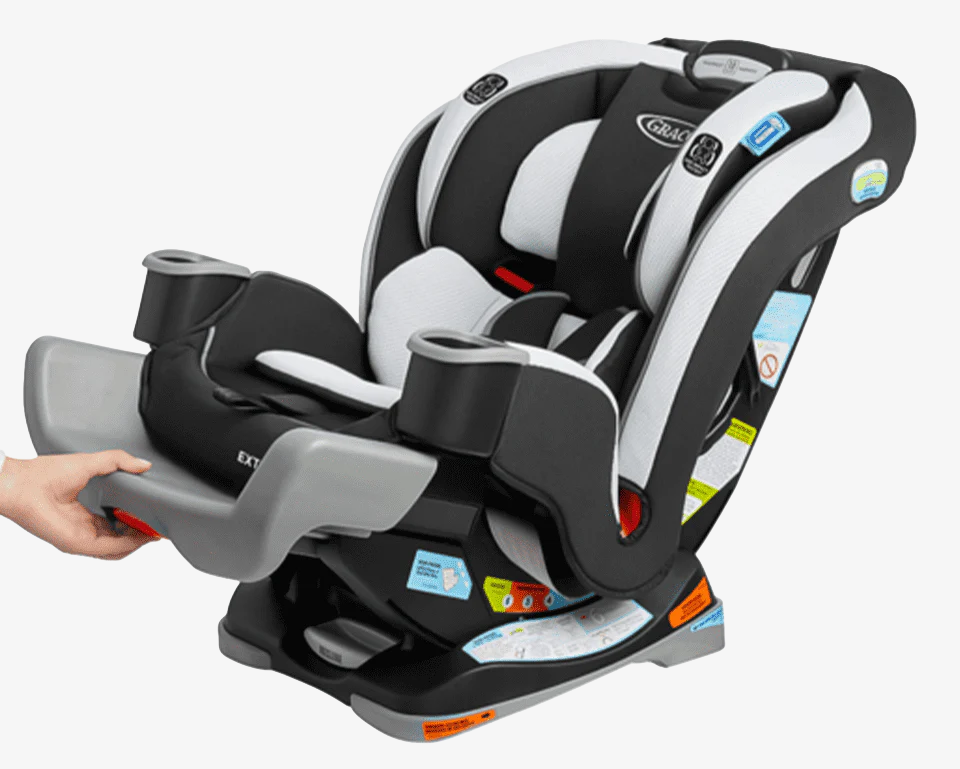 כיסא בטיחות extend2fit צבע שחור אפור HAMILTON