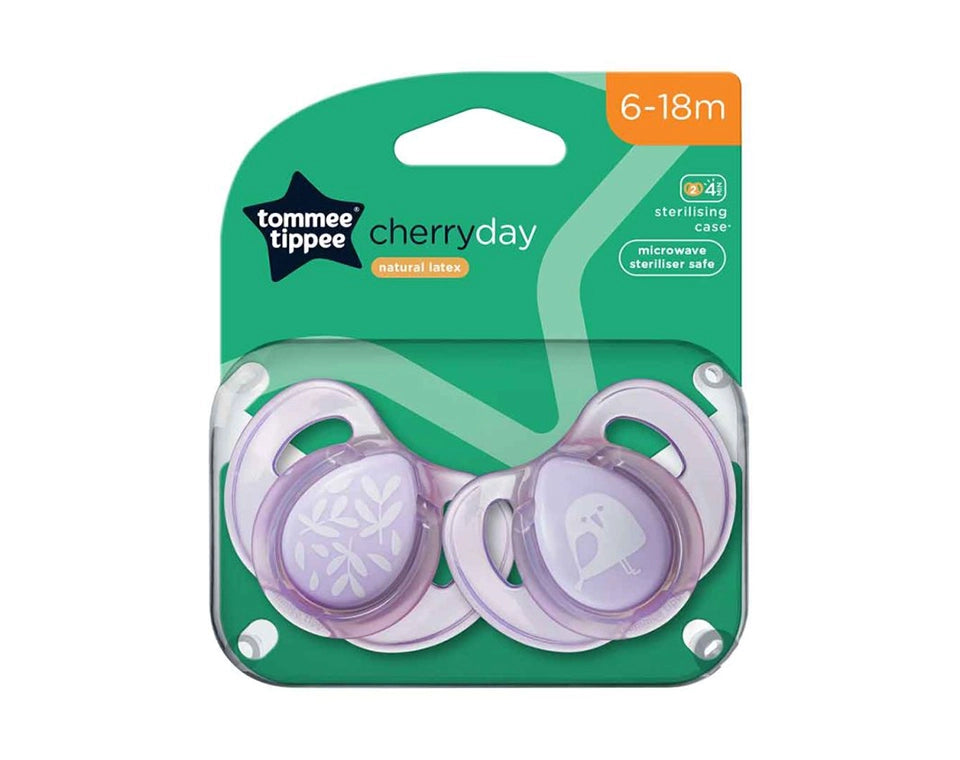 זוג מוצץ לטקס בלון 6 חודש (מגיע במגוון צבעים ודוגמאות)