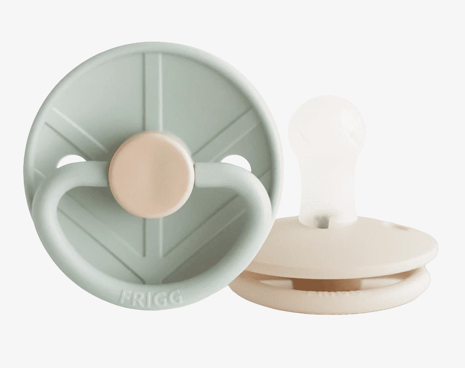 זוג מוצצים Little Viking- Sage/Cream