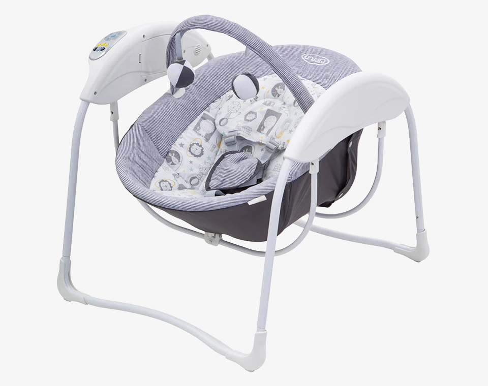 נדנדת תינוק חשמלית ניידת Glider Lite אריה
