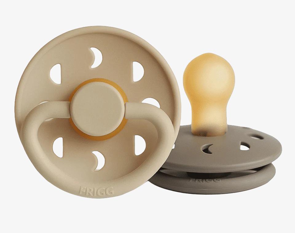 זוג מוצצי גומי MOON- מידה 2 (6-18)