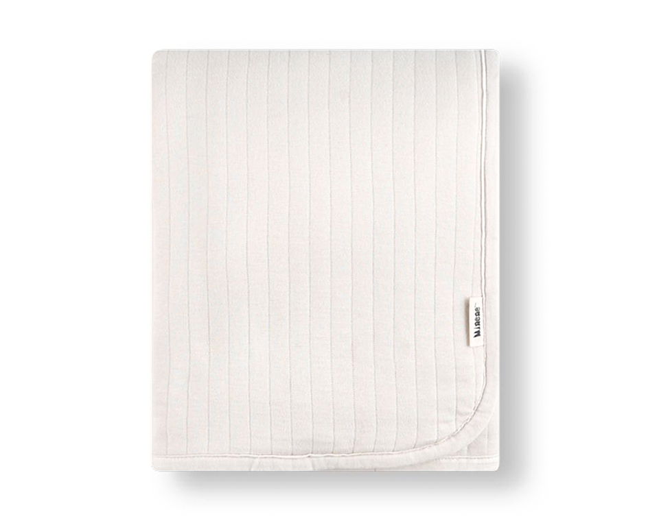 שמיכת פופי שמנת OS