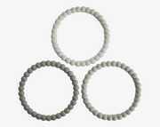 שלישיית צמידי נשכנים Green Tea/ Cool Gray/ Sea Solt