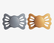 זוג מוצצים LUCKY- Great Gray/Honey Gold- size 2