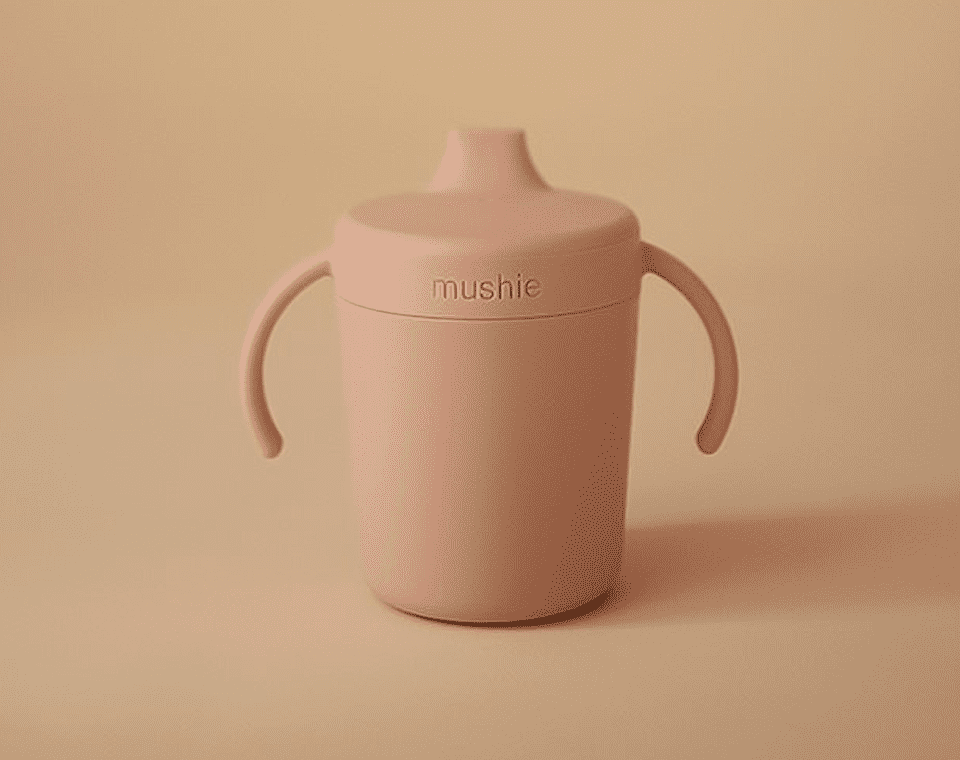 כוס אימון פייה עם ידיות Blush