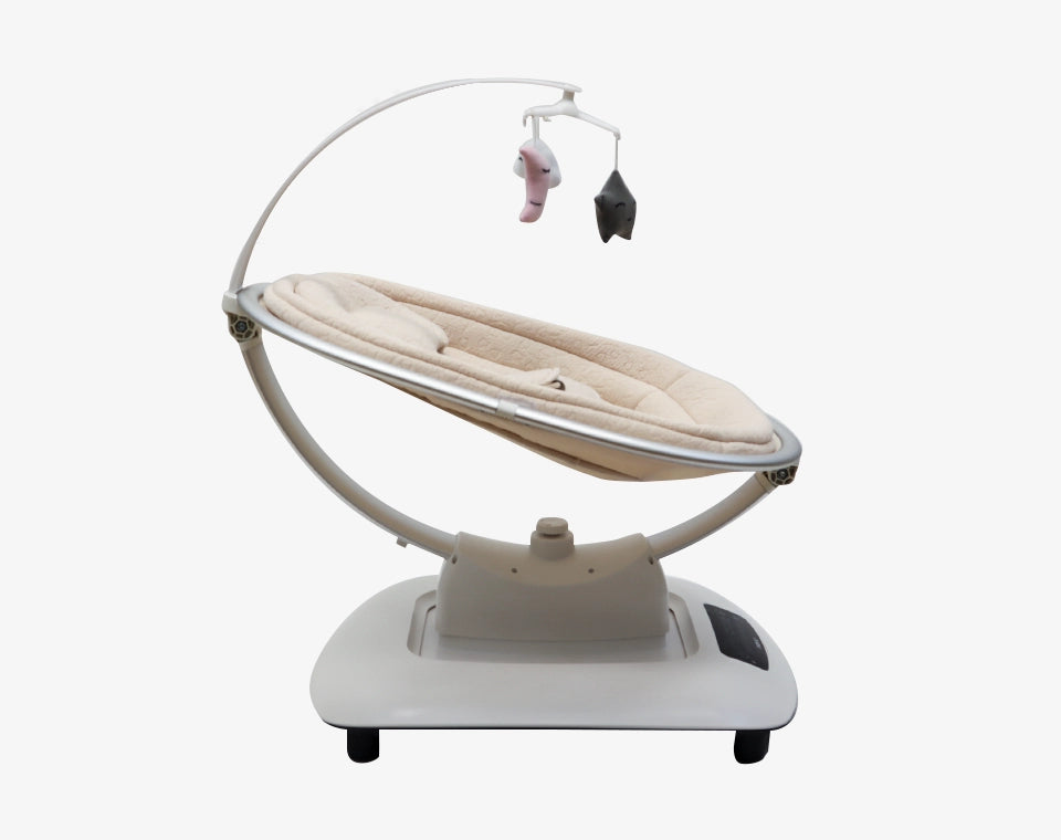 נדנדה חשמלית Noble בז׳/ מסגרת לבנה