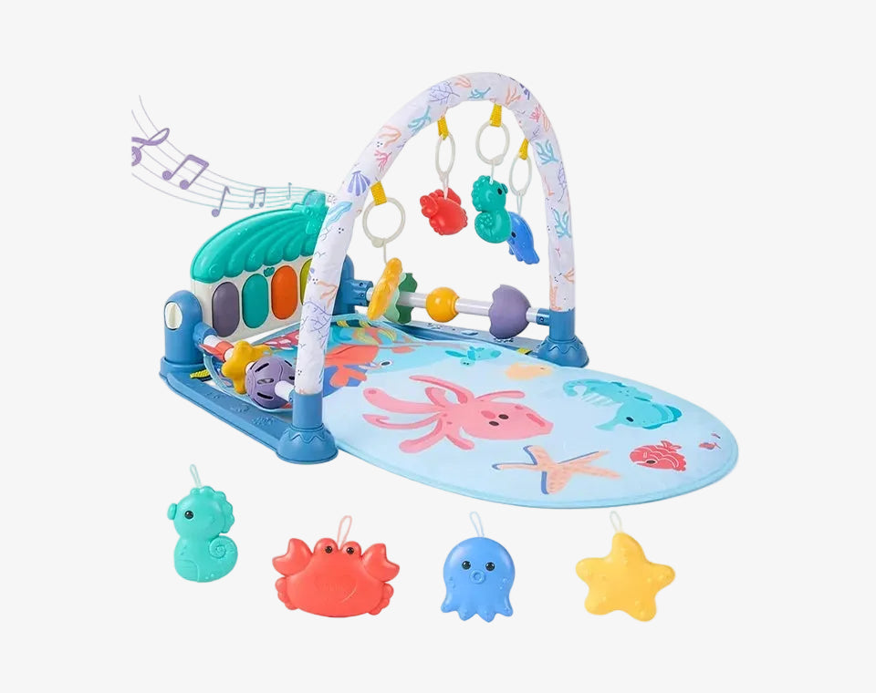 משטח פעילות 2 ב־1 פסנתר מוזיקלי