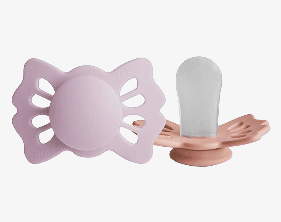 זוג מוצצים LUCKY- Soft Lilac/Pretty in Peach- size 1