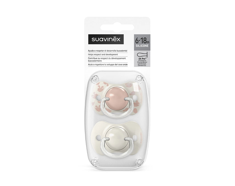 זוג מוצצים פיזיולוגיים Birdies 6-18