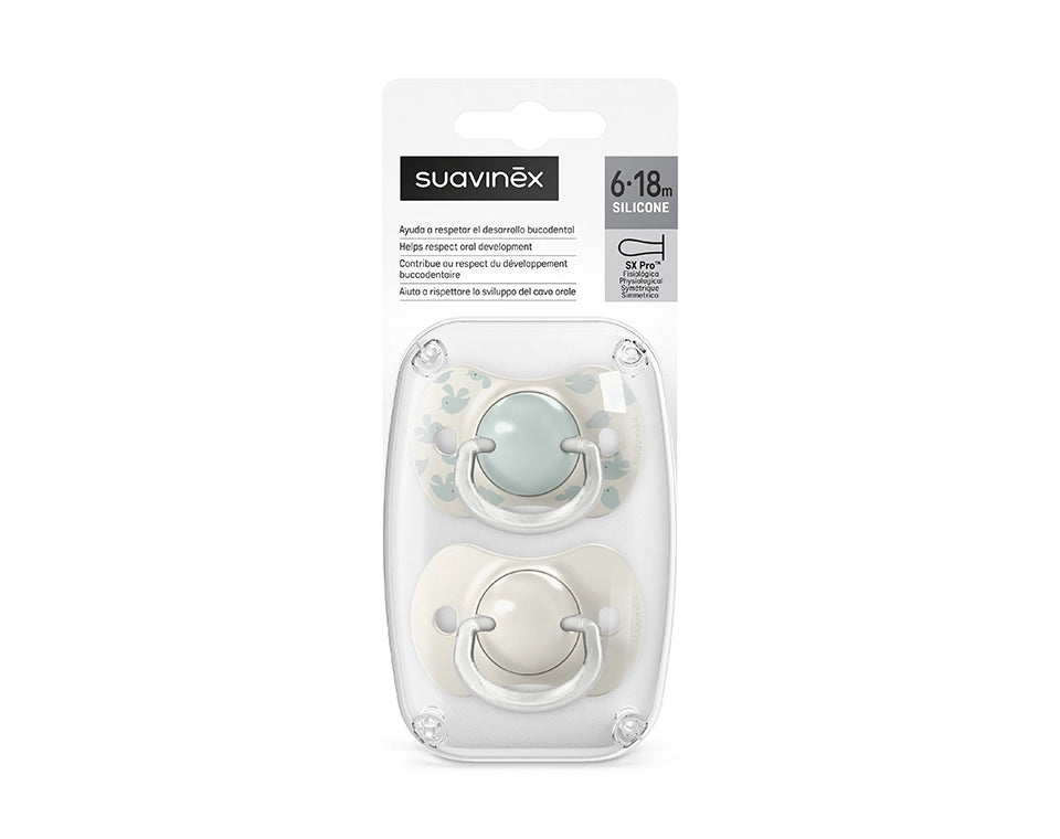 זוג מוצצים פיזיולוגיים Birdies 6-18