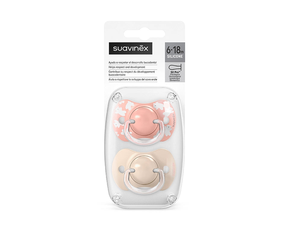 זוג מוצצים פיזיולוגיים Wild&Free 6-18