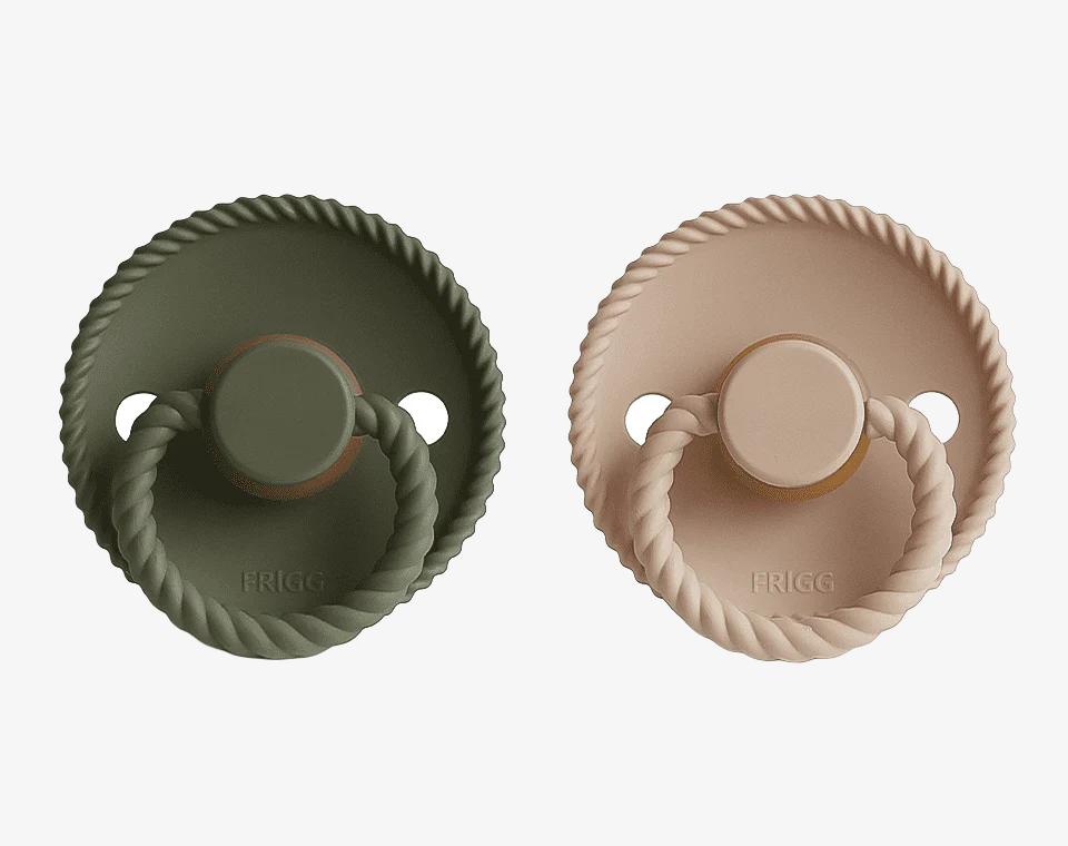 זוג מוצצי גומי ROPE- מידה 1 (0-6)