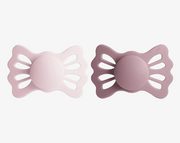 זוג מוצצים LUCKY- White Lilac/Twilight Mauve- size 2