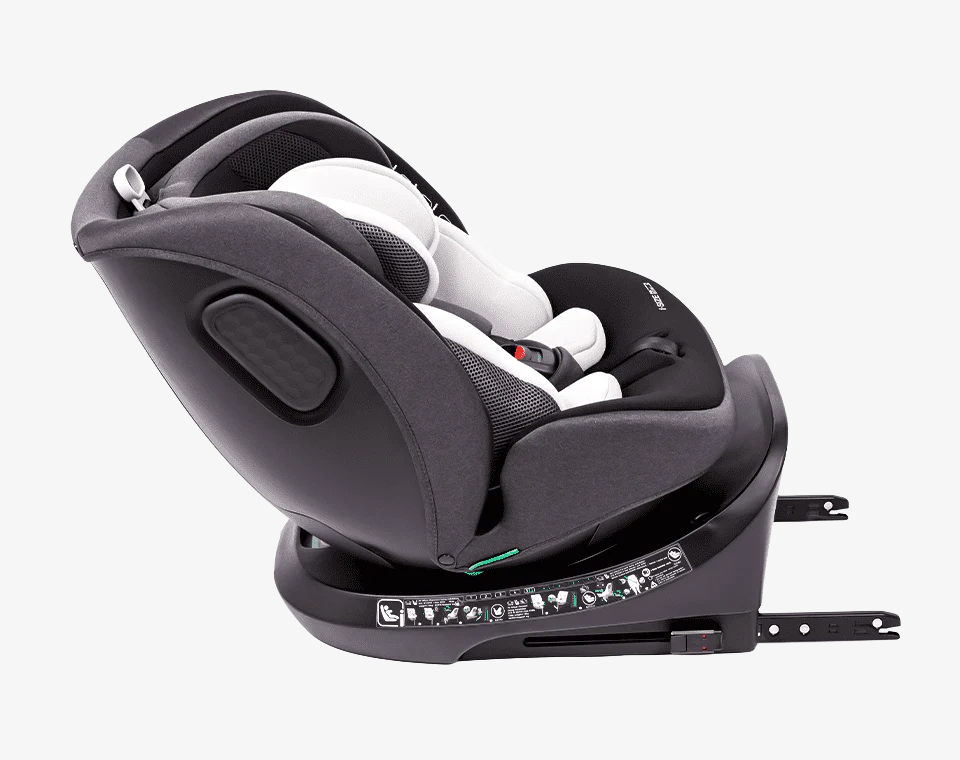 כיסא בטיחות i-ELITE 360 PRO R129 מסתובב 40-150 ס"מ / אפור