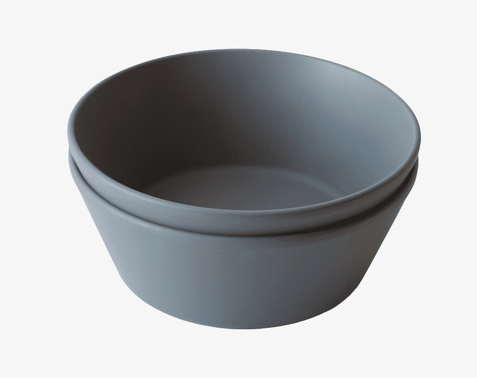 זוג קערות עגולות Smoke