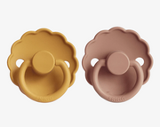 זוג מוצצים DAISY- Honey Gold/ Rose Gold