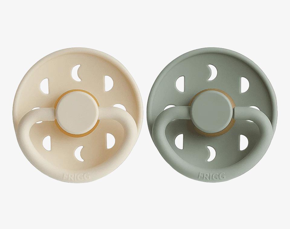 זוג מוצצי גומי MOON- מידה 2 (6-18)