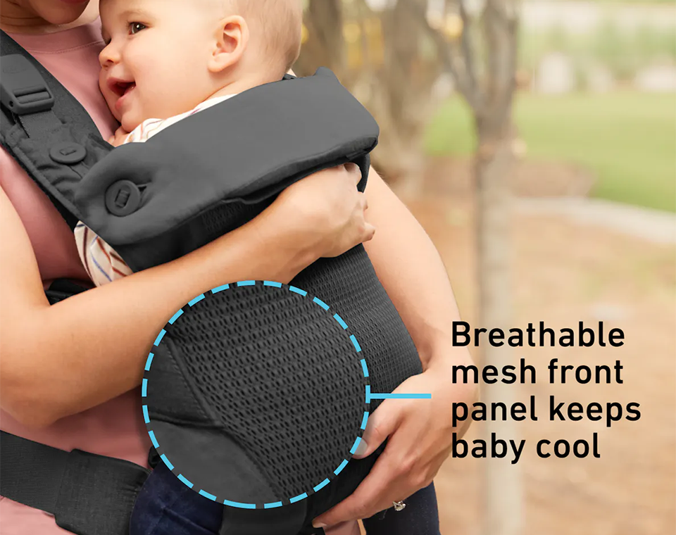 מנשא לתינוק Cradle Me Lite 3-in-1 שחור אפור