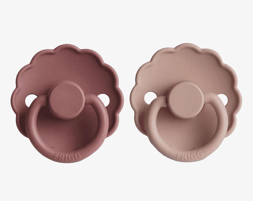 זוג מוצצי גומי DAISY- מידה 1 (0-6)