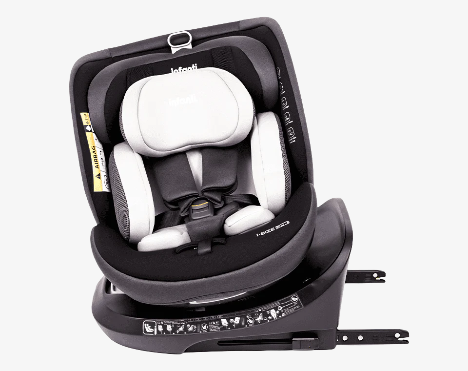 כיסא בטיחות i-ELITE 360 PRO R129 מסתובב 40-150 ס"מ / אפור