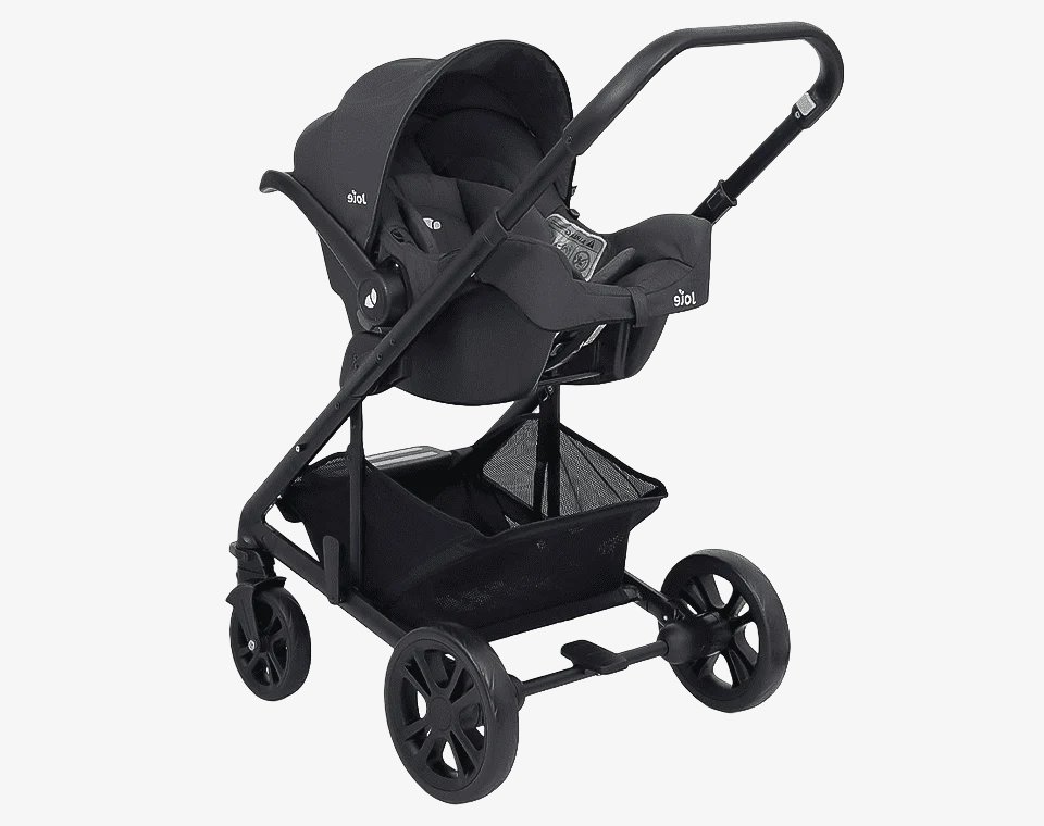 עגלת CHROME TRIO+ סל-קל I-SNUG 2 צבע EMBER
