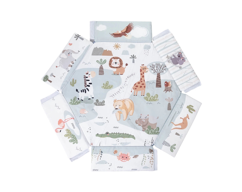 שטיח פעילות סוואנה צבעוני